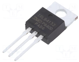 IRLB4132 Tranzistors N-FET, LogL(1.35...2.35V), 30V, ±20V, 100A, 140W, 0R0035, TO-220