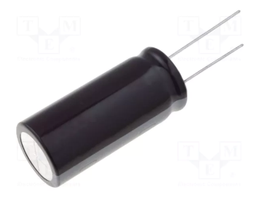 33/400V, 105C, Ø12.5x25mm, ±20%, Kondensatori zemas induktivitātes, 12000h, NICHICON, ar lokaniem izvadiem