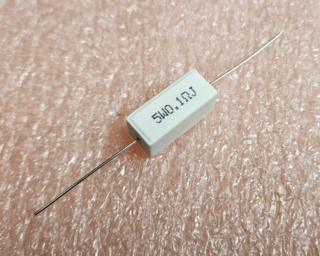0R1 5W, ±5%, Rezistors, 10x9x22mm