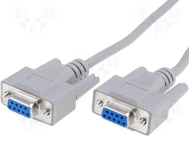 9pin ligzda/9pin ligzda 1:1, vads, 2m