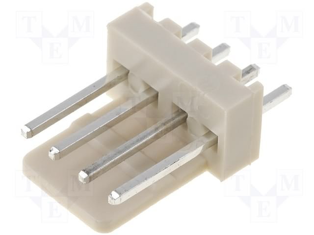4pin, ligzda/papa, šasijai, solis=2.54mm, taisns, THT, 250V/3A, NS25