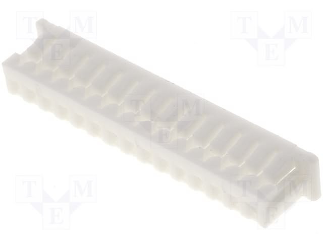 15pin, štekers/mama uz vadam, bez kontaktiem, solis=1.25mm, 32AWG, 0.032mm², 125V/1A, Micro serija