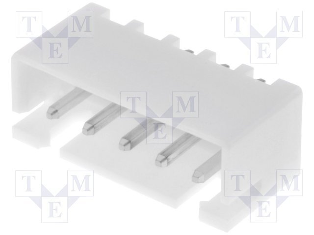 5pin, ligzda/papa, šasijai, solis=2.5mm, THT, 250V/3A