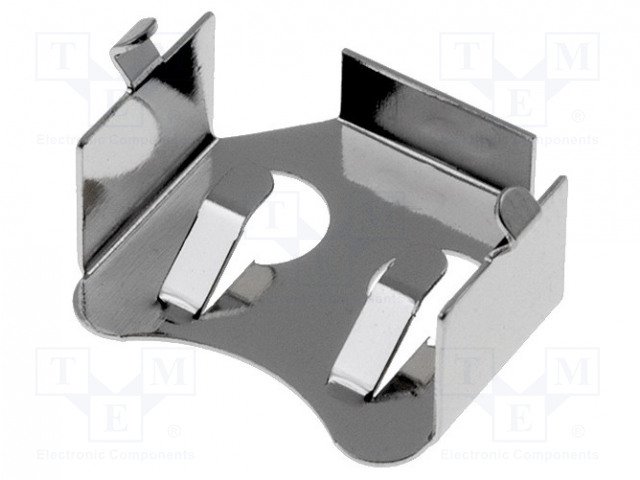 Bateriju turetajs, metāliska cemme, 303, 357, G-13, LR44, MS76, PX76A, SR44, V313, Ø11.6x6.1mm, 1 baterija