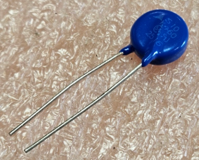 SIOV-S10K460 varistors metal oxide 460V/AC, 615V/DC, 750V, 2500A, 50J, Ø10mm