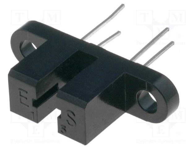 H21A3-I Optopāris arspraugas, izeja tranzistors, 3mm, 30V, 20mA/5V, 50mA