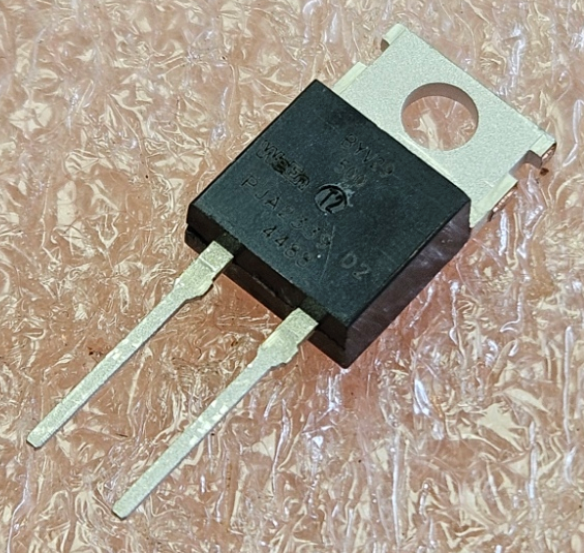 BYV29/500 Diode, 500V, 9A, 60ns, TO-220AC