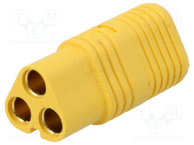 3Pin, XT60, "mama", 500V, 30A, 12AWG, lodejama vadam