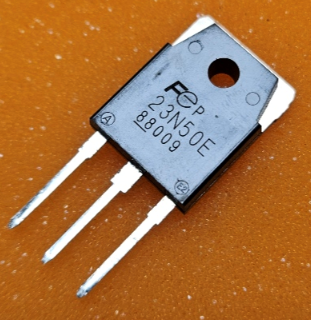 23N50EL Tranzistors N-FET, 500V, 23A, 315W, 0R209, TO-247