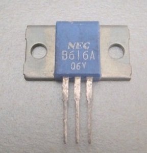 2SB616A Tranzistors PNP, -100V, -5A, 60W, 22MHz => 2SA1106, MT-200