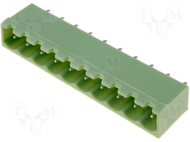 Terminal blocks PCB, štekers, 10pin, 5.08mm, 12A, taisns