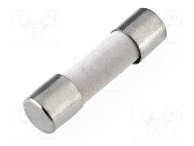 16A, T, 5x20mm, 250VAC, time-lag, keramiskajs drošinātājs