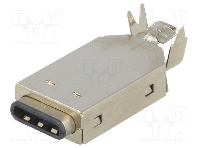 USB-C (type C), 3.1, štekers, vadam, KEYSTONE, 24pin