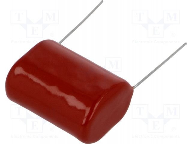 1mkF, 630VDC, ±10%, plēves, polipropilēnu kondensators, 20mm, 22x23.7x15.7mm