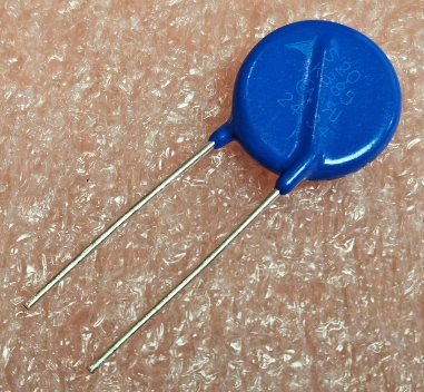 SIOV-S20K385 varistors metal oxide 385V/AC, 505V/DC, 620V, 8000A, 150J, Ø22.5mm