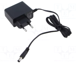 Barošanas bloks 220V=>6V, 1A, 5.5/2.5, 6W, 0.0871kg