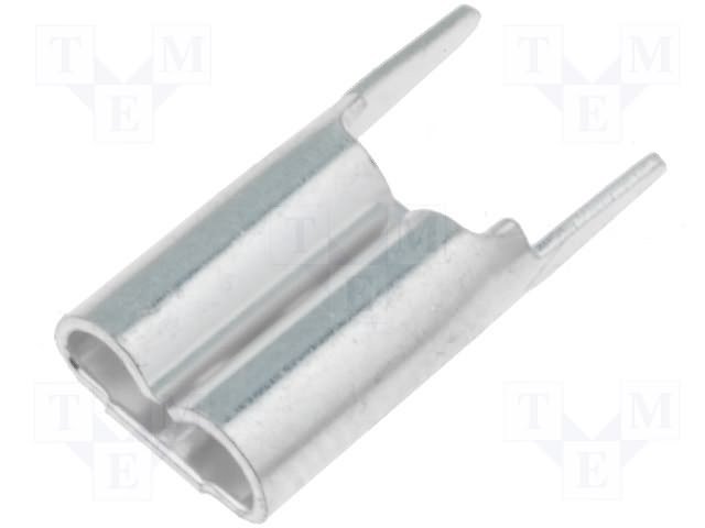 4.8x0.5mm, ligzda, THT, atvērta, taisna