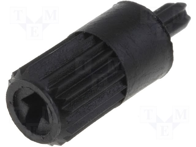 Pagriezienu rokturis G=5mm, iecelšana CA6, melna krasa