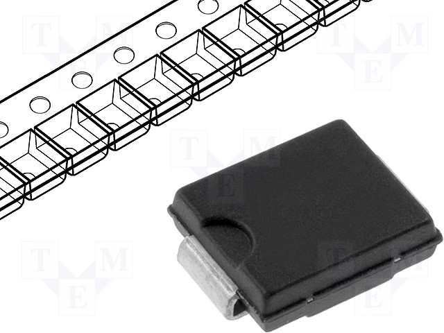 MURS360T(U3J) SMD Diode, 600V, 3A, 75ns, SMC
