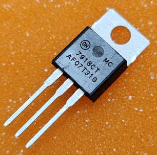 7918 Mikroshema stabilizators -18V, 1A, TO-220