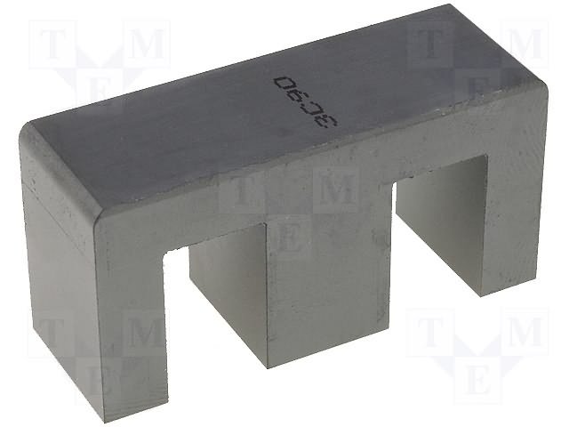 Ferits E42/21/15-3F3, material 3F3, 3600nH, 17300mm3, 178mm2, 40g.
