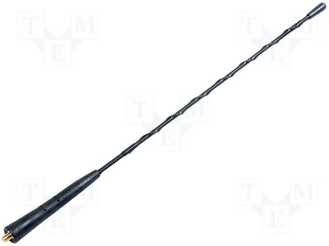 Auto antenas masts lokana L=372mm, ārējā vītne M6