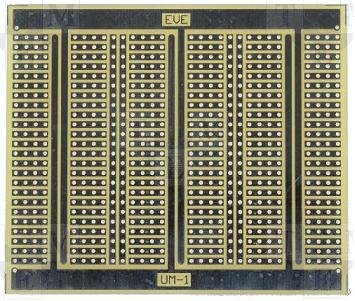 Maketēšanas plate 76x90mm ar 676 caurumiem, stikltekstolits, 1.5mm