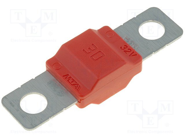 30A, 32V, 40x12x8.2mm, drošinātājs