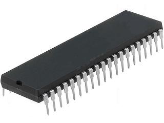 AT80C32X2-3CSUM Mikroshēma 8-bit Microcontroller 8 Kbytes ROM/OTP, ROMless, DIP40