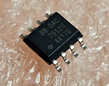 DAC7611U SMD Mikroshēma Converter: D/A, 12bit, 132ksps, Channels:1, SO8